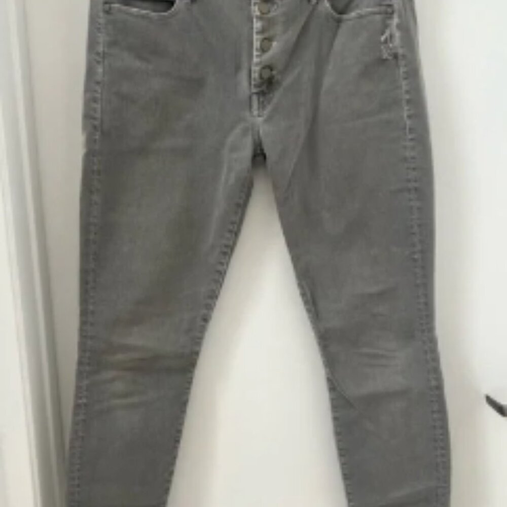 Mother The Pixie Graphite Wash Jeans